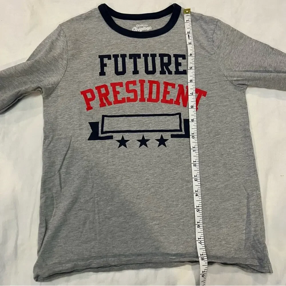 OskKosh B’gosh “Future President” long sleeve Tee size 7